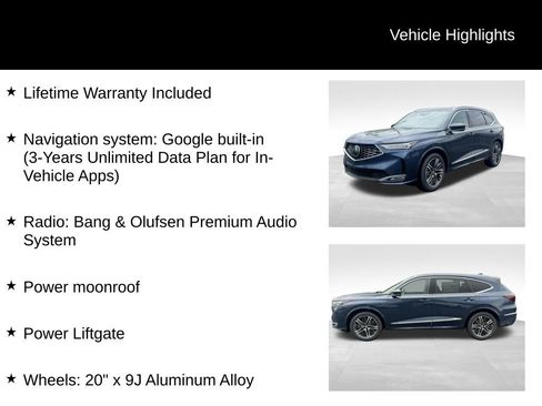 New 2026 Acura MDX w/ Advance Package AWD/4WD image 5
