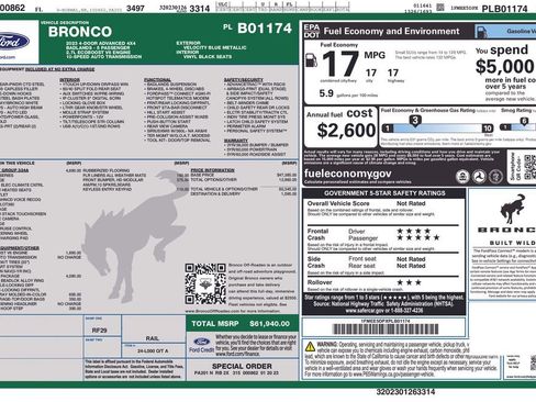 Certified 2023 Ford Bronco Badlands image 6