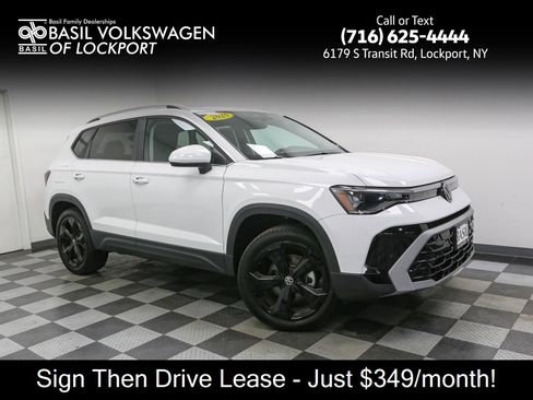 Used 2025 Volkswagen Taos SEL w/ Black Wheel Plus Package image 1