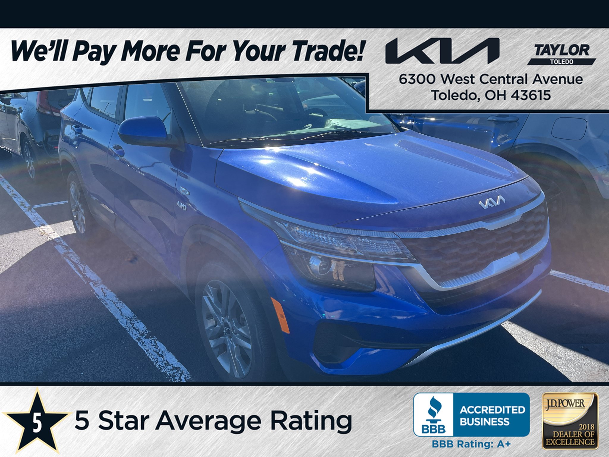 Certified 2022 Kia Seltos LX AWD/4WD image 1