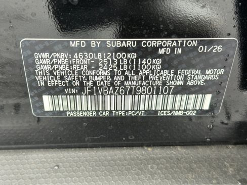 New 2026 Subaru WRX tS image 26