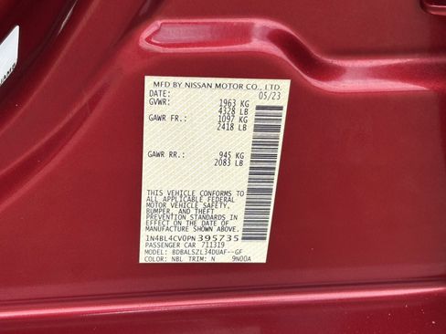 Certified 2023 Nissan Altima 2.5 SR w/ SR Premium Package FWD image 35