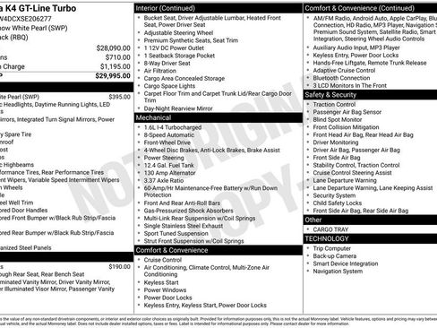 Used 2025 Kia K4 GT-Line Turbo image 25