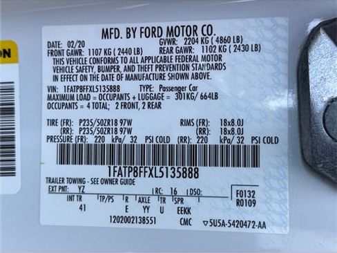 Used 2020 Ford Mustang GT Premium image 26