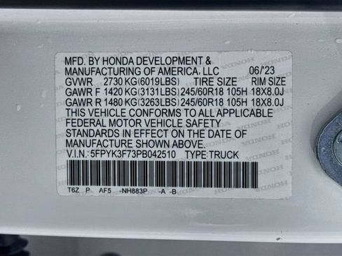 Used 2023 Honda Ridgeline RTL-E image 36