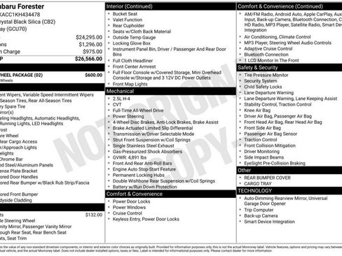 Used 2019 Subaru Forester w/ Alloy Wheel Package image 6