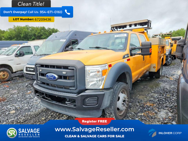 Used 2015 Ford F550 2WD Crew Cab Super Duty w/ Power Equipment Group image 1