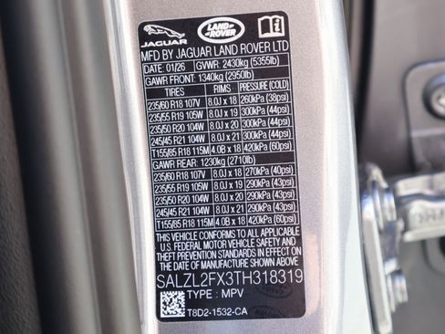 New 2026 Land Rover Range Rover Evoque Dynamic SE image 22