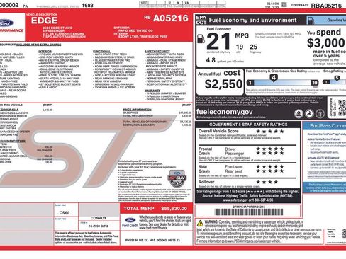 Used 2024 Ford Edge ST w/ Equipment Group 401A AWD/4WD image 12