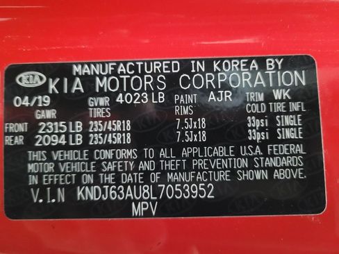 Used 2020 Kia Soul GT-Line w/ GT 2.0L Power Sunroof Package FWD image 33