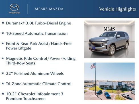 Used 2023 Chevrolet Tahoe High Country AWD/4WD image 2