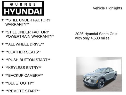 Certified 2026 Hyundai Santa Cruz SEL AWD/4WD image 8