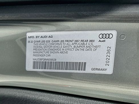 Used 2022 Audi A6 2.0T Premium w/ Black Optic Sport Package AWD/4WD image 35