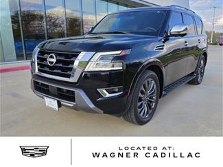 Used 2023 Nissan Armada Platinum w/ Captain's Chairs Package video 1