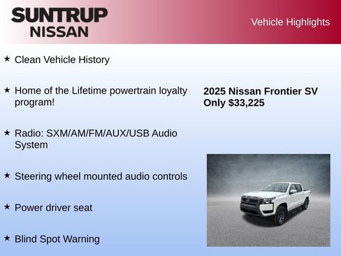 Used 2025 Nissan Frontier SV image 8