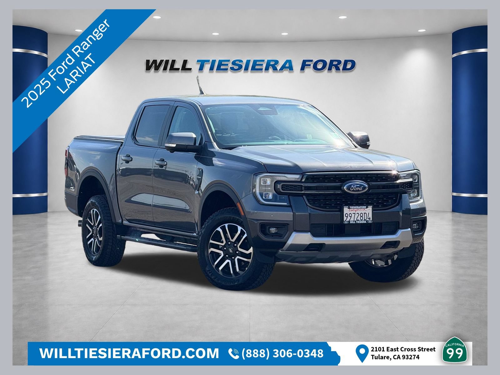 Used 2025 Ford Ranger Lariat w/ FX4 Off-Road Package AWD/4WD 360° Tour