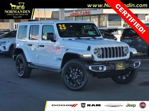 Certified 2025 Jeep Wrangler Sahara 4xe image 1