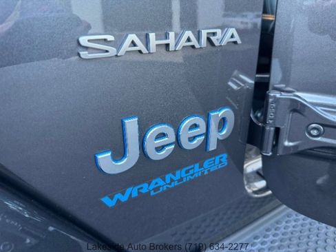 Used 2022 Jeep Wrangler Unlimited Sahara 4xe w/ Cold Weather Group image 41