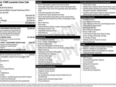 Used 2026 RAM 1500 Laramie w/ Laramie Southwest Edition image 6