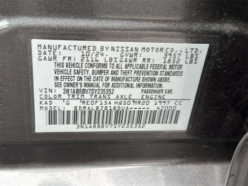 Certified 2025 Nissan Sentra S image 17
