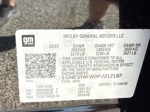 Used 2023 Chevrolet Traverse LT w/ LPO, Floor Liner Package AWD/4WD image 25