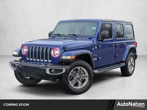 Used 2020 Jeep Wrangler Unlimited Sahara image 1