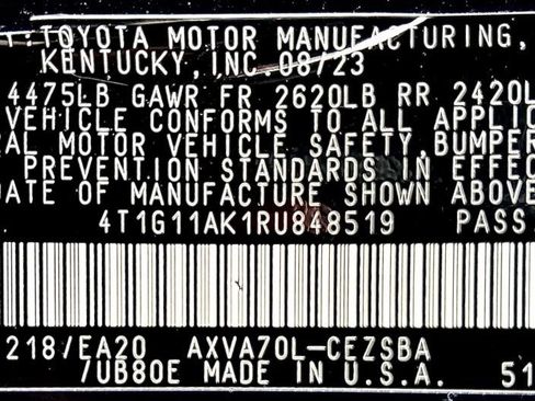 Certified 2024 Toyota Camry SE w/ Cold Weather Package FWD image 23