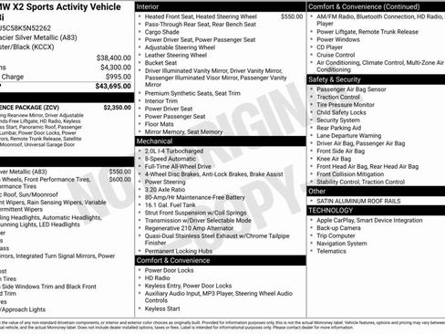 Used 2019 BMW X2 xDrive28i w/ Convenience Package image 7