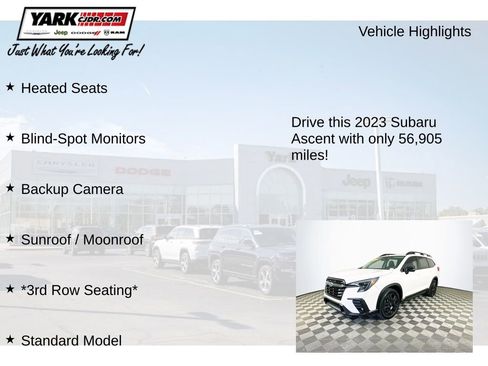 Used 2023 Subaru Ascent Onyx Edition image 7