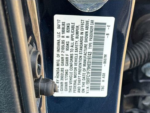 Used 2017 Honda Civic EX-L image 33