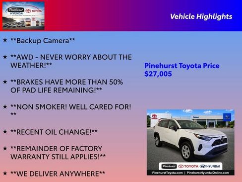 Used 2024 Toyota RAV4 LE AWD/4WD image 31