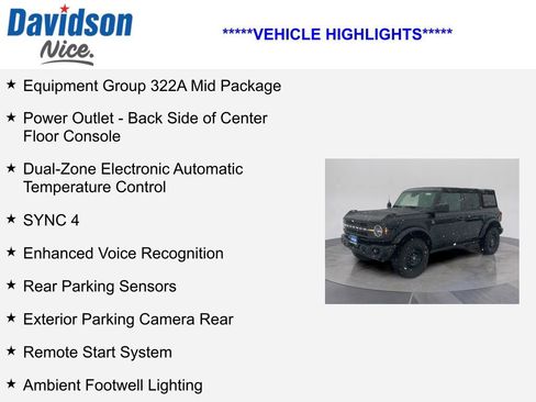 Used 2022 Ford Bronco Black Diamond image 4