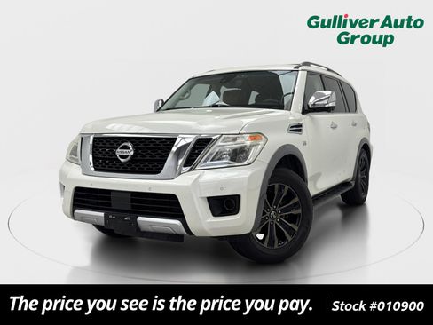 Used 2017 Nissan Armada Platinum w/ Interior Lighting Package RWD image 1