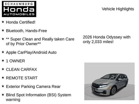 Used 2026 Honda Odyssey EX-L image 14