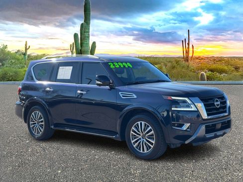 Used 2021 Nissan Armada SL w/ Captain's Chairs Package image 9