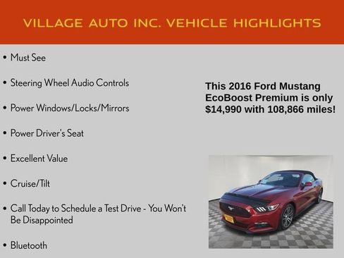 Used 2016 Ford Mustang Premium image 7