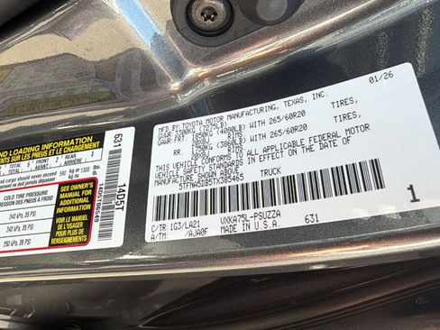 New 2026 Toyota Tundra Platinum AWD/4WD image 30