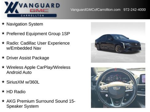 Used 2023 Cadillac CT4 V Blackwing w/ Driver Assist Package RWD image 6