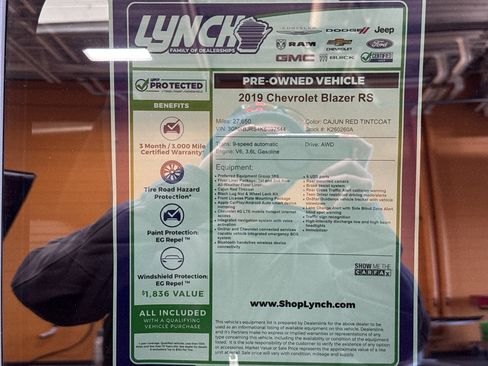 Used 2019 Chevrolet Blazer RS w/ LPO, Floor Liner Package image 48