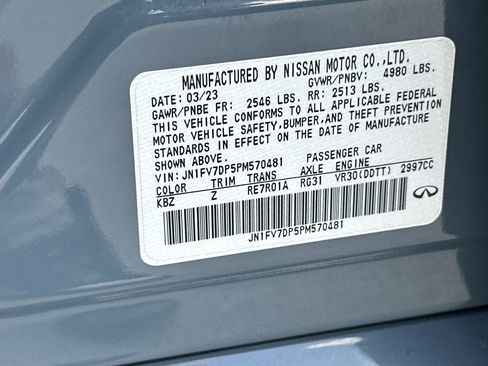 Used 2023 INFINITI Q50 Red Sport 400 RWD image 36