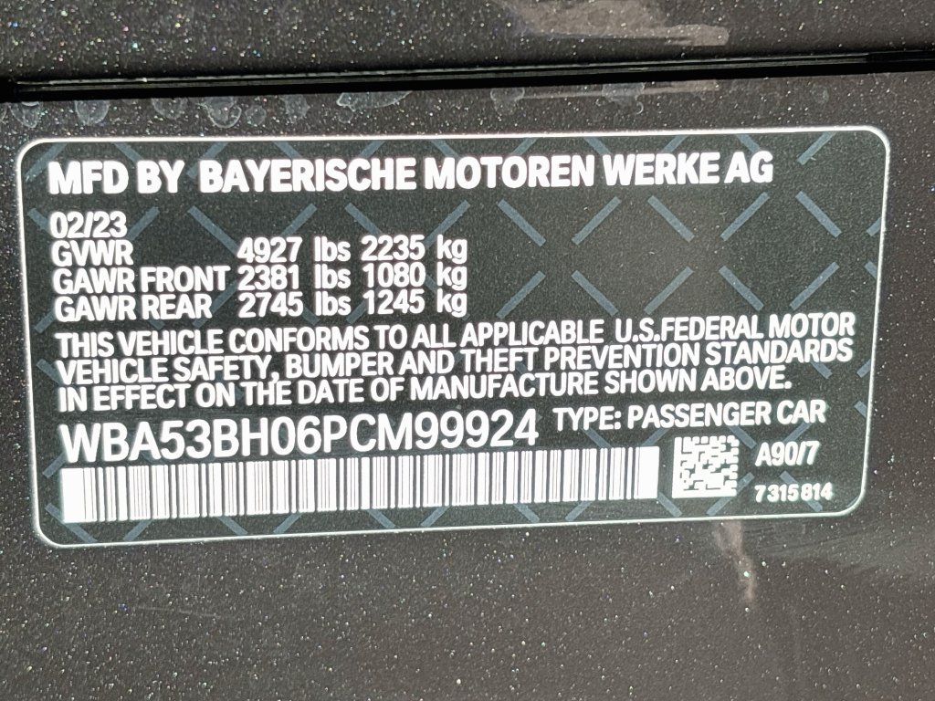 Used 2023 BMW 530i w/ Premium Package RWD image 34