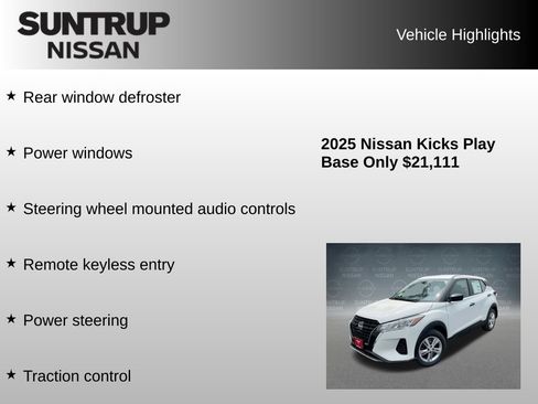 Used 2025 Nissan Kicks Play S FWD image 8