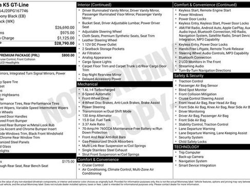 Used 2023 Kia K5 GT-Line w/ GT-Line Premium Package image 42