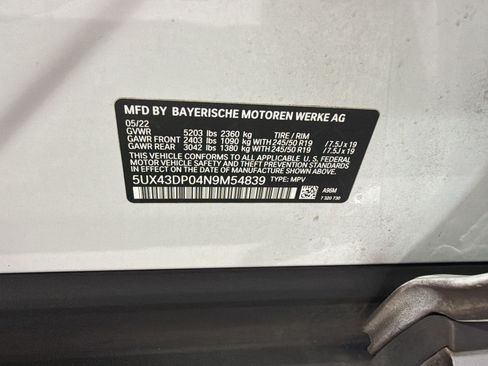 Used 2022 BMW X3 sDrive30i RWD image 12