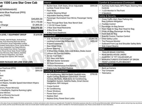 Used 2022 RAM 1500 Lone Star RWD image 33