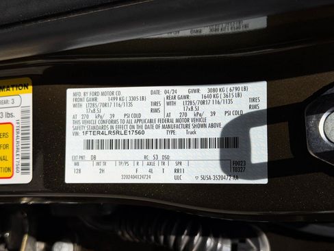 Used 2024 Ford Ranger Raptor AWD/4WD image 60