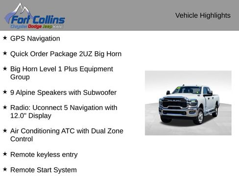 Used 2026 RAM 2500 Big Horn AWD/4WD image 4