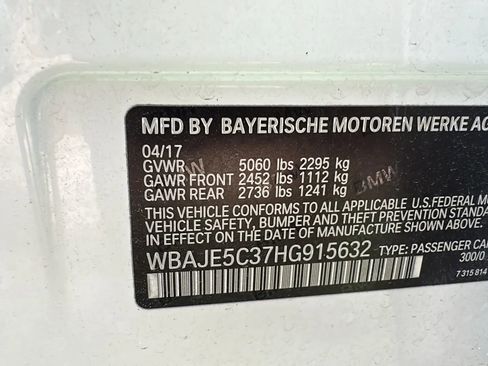 Used 2017 BMW 540i RWD image 46