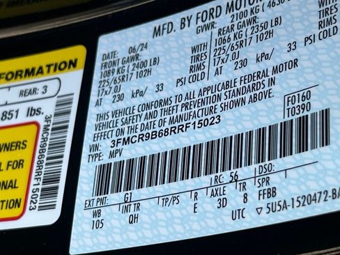 Used 2024 Ford Bronco Sport Big Bend AWD/4WD image 20