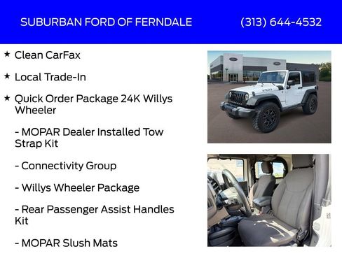 Used 2015 Jeep Wrangler Sport AWD/4WD image 4